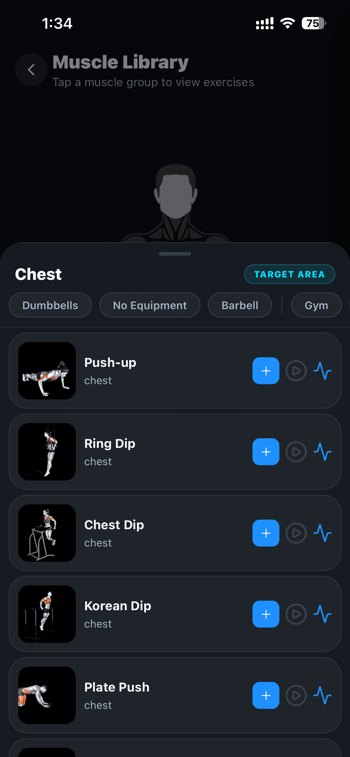 Muscle-Based Discovery